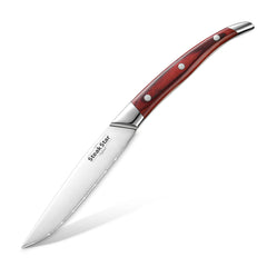 Barcelona Pakkawood Handle Curve Steak Knife