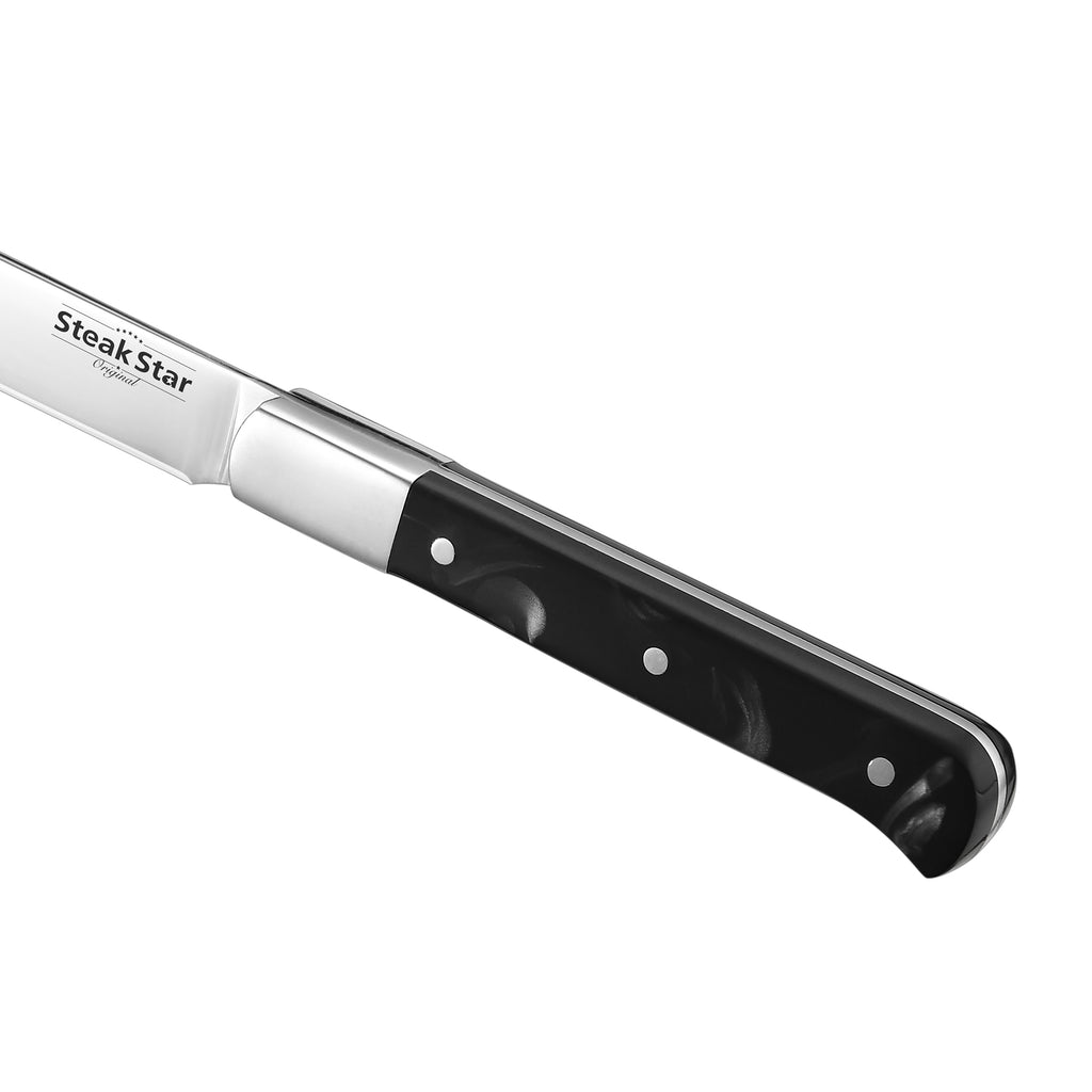Bolster Plastic Handle Cream Steak Knife