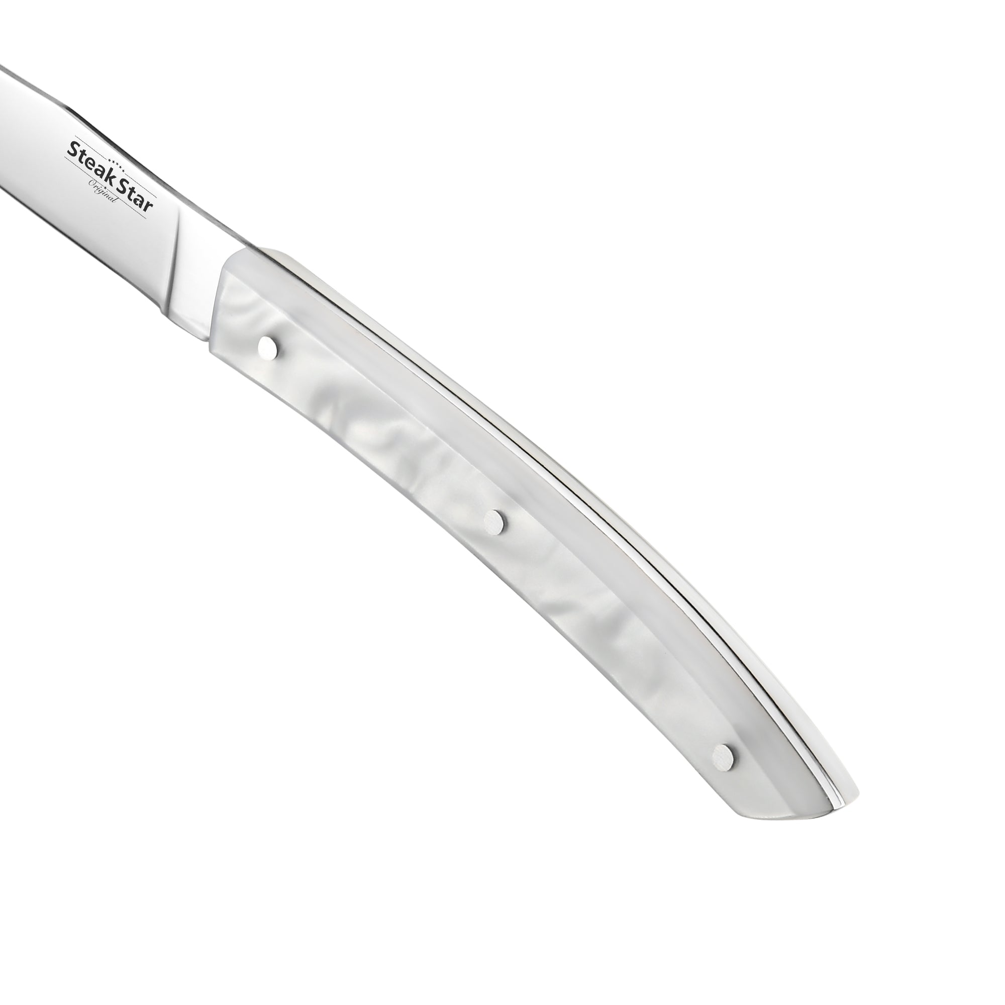 Acrylic and Resin Handle Marbling Steak Collection
