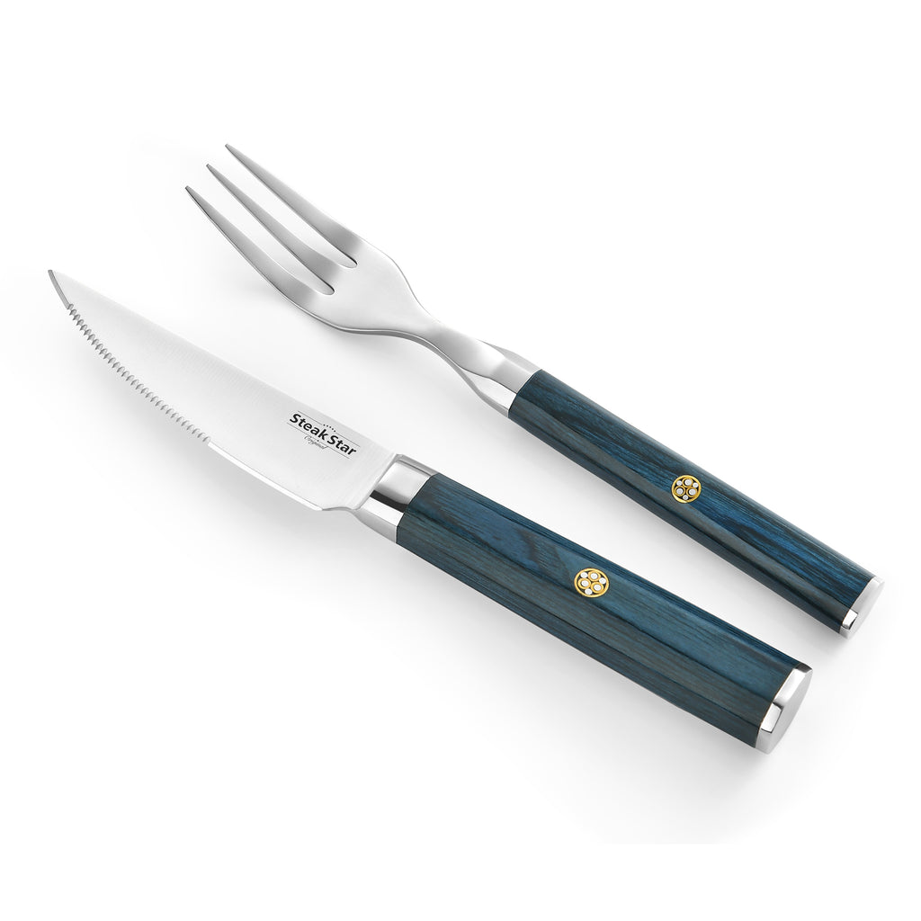 Pakkawood Handle Timber Fusion Steak Collection