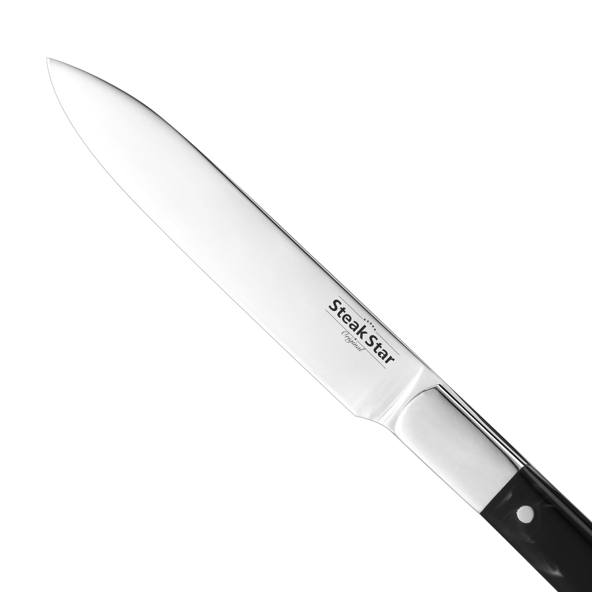 Bolster Plastic Handle Cream Steak Knife